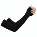 1 Pair Thumb Hole Arm Sleeves for Girls boys Women & Islamic Hijab Wearers UV Protection & Moisture Wicking Perfect for Cycling Running Golf & Outdoor Sports. 