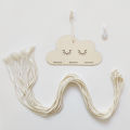 AlineYLingg Rainbow Hair Bow Holder Organizer for Girls Macrame Tassels Home Wall Hanging Hair Clip Hanger Storage Belt Kawaii Room Decor. 