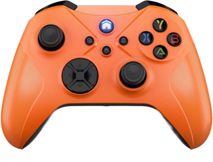Wireless%20Controller%20for%20Xbox%20One,%20PC%20Game%20Controller%20Compatible%20with%20Microsoft%20Xbox%20One/Xbox%20One%20X/One%20S/Xbox%20Series%20S/X%20Gamepad%20Support%20Turbo/3.5mm%20Headphone%20Jack/Macro%20Functions%20(Orange)%20-%20Image%202