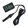 Digital Temperature and Humidity Meter Digital Hygrometer With Cable and Probe Egg Incubator Fridge Freezer. 