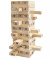 Jenga game. 