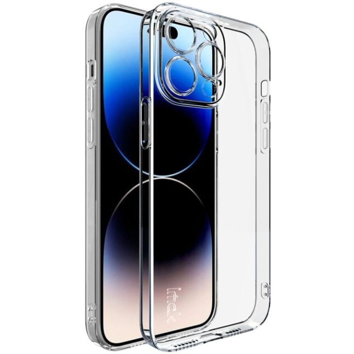 Transparent Silicone Cover For iPhone 15 Pro max. High Quality Anti-Shock Cover / Bumper jelly case for iphone 15 promax.y
