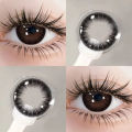 Shade Name: BLOOM BLACK , Soft Color Contact Lenses / Eye Lenses / Fashion Lenses / Cosmetics Lenses High Quality Lenses With Free Water Kit. 