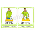20 Groups Irregular Verbs Memory Game for Baby Kids Grammar Learning English Cards Flashcards Worksheet Printable PDF Files. 
