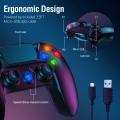 Controller for PS4 Gamory Wireless Controller for Playstation 4/Pro/Slim with Shining Buttons,Touch Panel,Speaker & Stereo Headset Jack,Dual Vibration,Motion Control,Remote Controller for ps4 Black. 