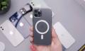 13 Pro Max Back Cover Magnetic Mag Safe Wireless Charging Case cover pouch. 