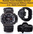 Watch Yuzex Outdoor Survival Paracord Waterproof Military Watch 6 in 1 Multi-Functional. 