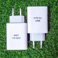 lnfinix 68watt Charger with Cable Type C - Infinix Charger - Infinix 68Watt Charger. 