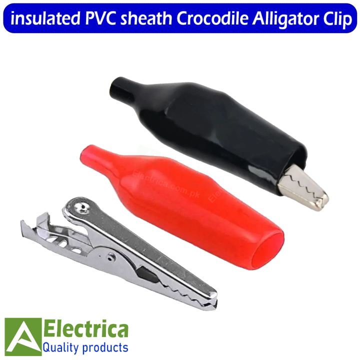 4mm%20Red%20and%20Black%20Banana%20Socket%20Plug%20Adapter%20and%2028/45mm%20Crocodile%20Clip%20&%20Multimeter%20Test%20Leads%20by%20Electrica%20-%20Image%204