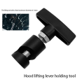 4 Pcs Car Hood Strut Clip Hood Lift Support Clip Car Hood Support Strut Clips Black. 