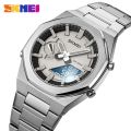 SKMEI men electronic watch dual-display electronic watch with luminous waterproof watch fashion business style For Men 1816. 