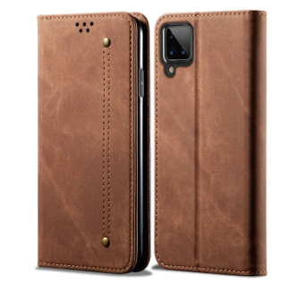 Luxury Retro Slim Leather Flip Cover For Samsung Galaxy A12 5G Case Wallet Card Stand Magnetic Book Cover