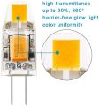 Lighting G4 LED Bulb 1W 12V LED Light Bulb T3 10W Halogen Replacement Bulb G4 Bi-Pin Base Warm White 3000k No Flicker for Landscape Lighting,10 Pack. 