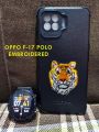 Oppo F17 Pro Leather Embrodary phone cover. 