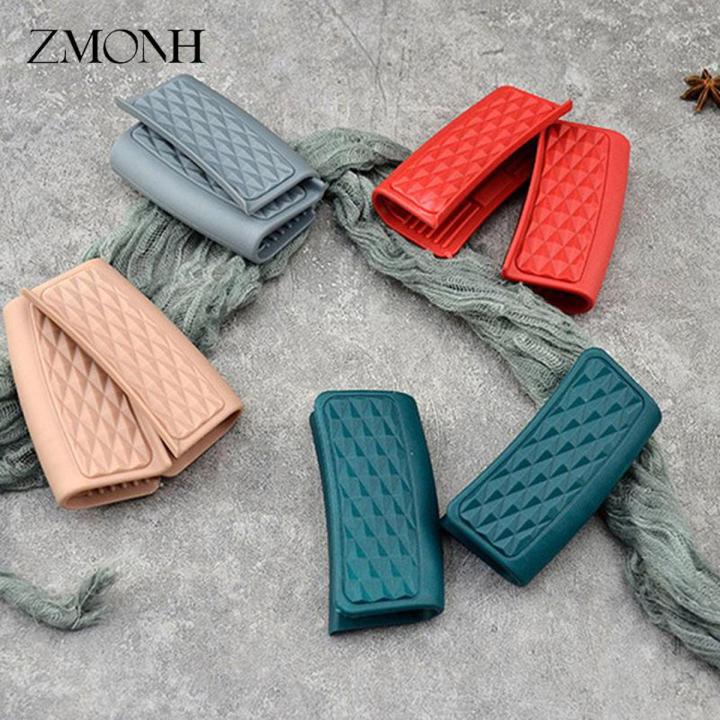【FUN LIVE】 1 Pc Grip Silicone Pot Holder Sleeve Pot Glove Pan Handle Cover Grip Kitchen Tools