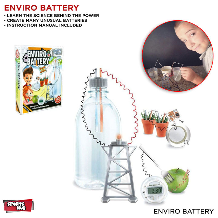 Enviro Battery Scientific Research Game For Kids High Voltage Inspiration and Fun Science STEM Learning Educational Toys Gift For Kids & Teens, Girls & Boys