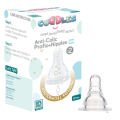 Cuddles Pack of 2 Anticolic Proflo 0 Month + Nipples. 