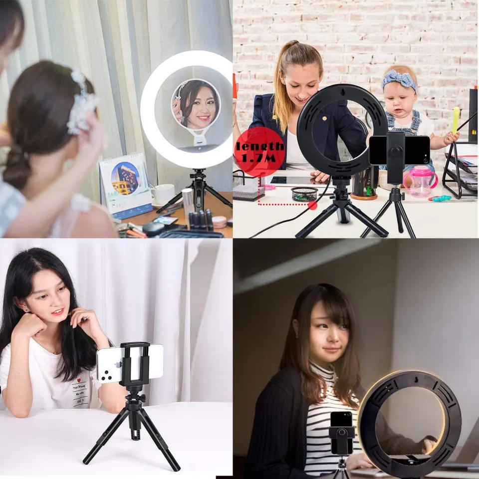Petdal inch LED Ring Light With Tripod Stand and Phone Holder