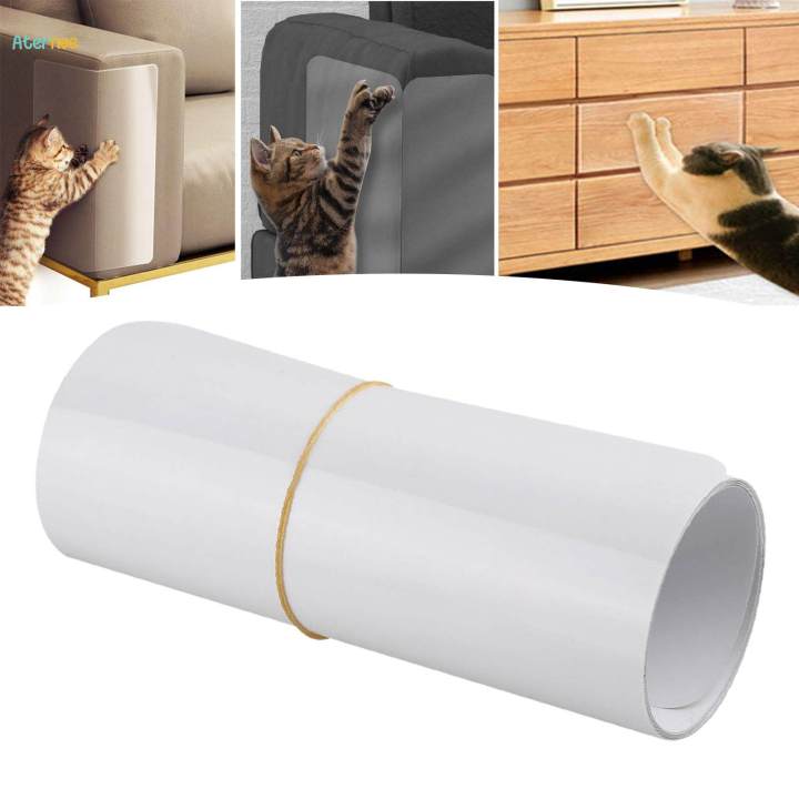 Anti Cat Scratch Tape Clear Sofa Door Corner Cats Scratch Furniture Protector 44cmx30cm