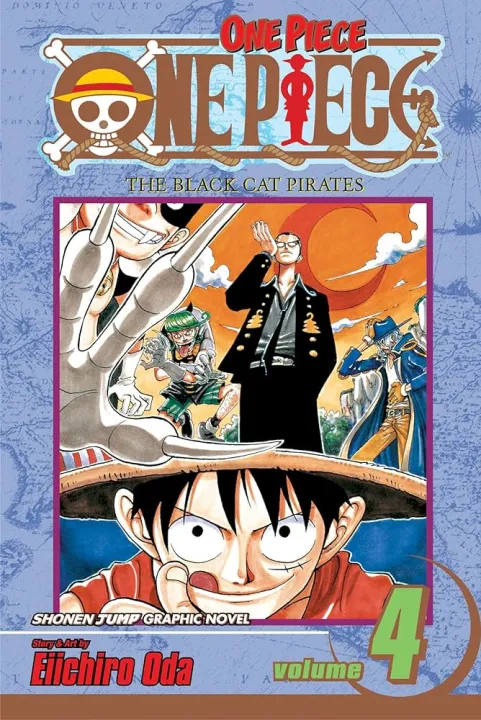 One Piece, Volume 4: The Black Cat Pirates by Eiichiro Oda
