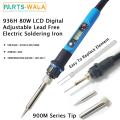 936H 80W 220V LCD Digital Adjustable Lead Free Electric Soldering Iron. 