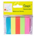 Post-it Page Marker. pack of 5 pads 100 sheets, 3 x 3 in x (76 x 76 mm).Flags Tabs Page Markers Small Sticky notes, for Temporary Marking and Noting In Books. Sticks securely removes cleanly. 5 colors/pack. 