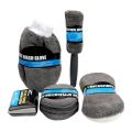 9Pcs Microfiber Towels Applicator Pads Wash Sponge Gloves Wheel Brush Car Washer Cleaning Kit Microfiber Interior Accessories. 