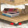 Creative sofa modern end side coffee table with storage shelf living room furniture in Ready To Assemble Form. 