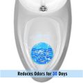 10 Pack Urinal Screens Deodorizer, Urinal Cake Long Bristle Anti-Splash and Anti-Clogging Lasting Odor Freshener(Blue). 