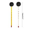 Aquarium Fish Tank Water Temperature Thermometer with Suction Cup / Sucking Cup Aquarium Water High-Accuracy Reliable Water Temperature BY KS PETS CARE. 