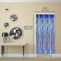 Beautiful happy birthday theme set 30 pcs balloon(10 pcs black,silver & light blue)  2 pcs foil star (light blue and black) silver happy birthday foil and 1 blue curtain. 