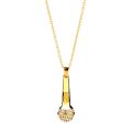 Microphone Crystal Chain Necklace Rapper Headphone Headset Music Note Guitar Charm Pendant Men Women Hip Hop Accessories. 
