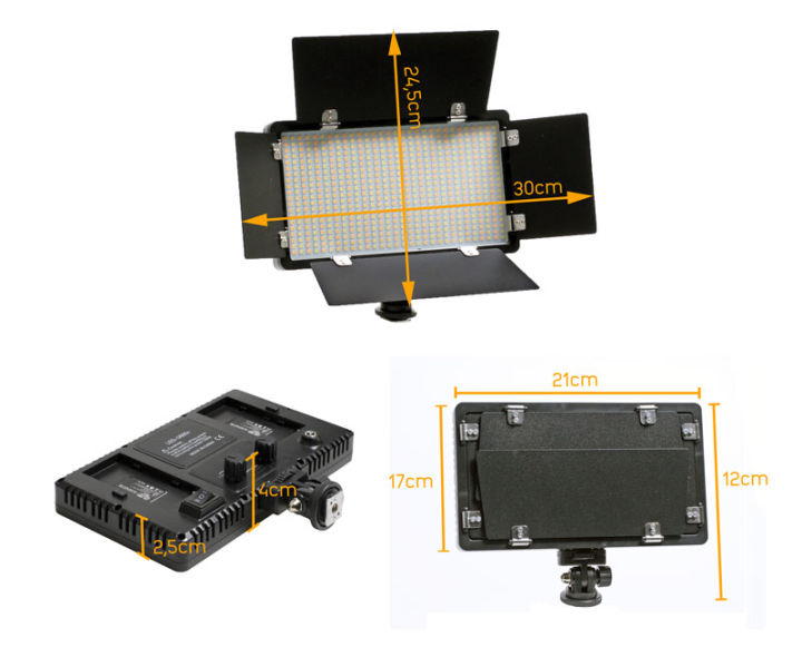 With%20Batteries%20And%20Charger%20220V%20LED-U600+%20Video%20LED%20LIGHT%20600%20LEDs%20Video%20Camera%20Light%20Bi-color%20Temperature%20Adjustable%20Photography%20DSLR%20-%20Image%204