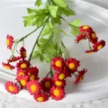Chamomile Artificial flowers Little Small Silk flowers Colorful Daisy bouquet for Home garden DIY party Wedding Photo props Flower arrangement. 