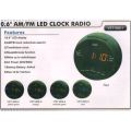 Yfashion Stylish LED  Alarm Clock with Snooze Function US Specification 12.5 * 11 * 9.5CM ift Decoration. 