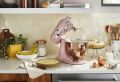 Rose Gold itchenaid Ksm5ssbrg Ksm5ssb Mixer Bowl 5-Quart Radiant Gold Stainless Steel Mixing Bowl For Kitchenaid Stand Mixer. 