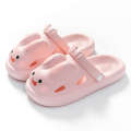 Cartoon Women Spring Summer New Product Cute Teeth Rabbit Women's Baotou External Wearing and Home Cooling Slippers with Hole Shoes for Two Wears. 