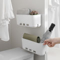 Storage Shelf Self-adhesive Kitchen Wall Hanging under Sink Organizer Storage Box. 