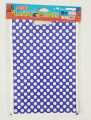 DARK BLUE POLKA DOT GOODY BAGS - DARK BLUE POLKA DOT THEME GOODY BAGS - PACK OF 10 GOODY BAGS. 