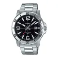 Original Casio - MTP-VD01D-1BVUDF - Stainless Steel Wrist Watch for Men. 