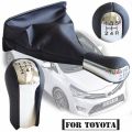5 6 Speed Gear Shift Knob Lever Shifter Stick Gaiter Boot Cover for Toyota Corolla 1998-2003 AYGO Verso RAV4 YARIS VITZ-6 Speed-Head. 