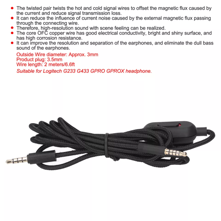 Astro%20A10/140%20Cable%20/%20OneOdio%20A70/A71%20Cable%20/%20AUX%20Cables%20/%20Replacement%20Audio%20Cable%20for%20Headphones%20/3.5mm%20Cable%20for%20Headphones%20/%20Audio%20Cable%20with%20Mic%20for%20Headphones%20/%20Studio%20Headphones%20Cable%20/%20Professional%20Audio%20Cables%20/%203.5mm%20to%206,35%20Cable%20/TRS%20Cable%20-%20Image%206