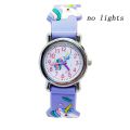 High Quality Unicorn Watch Soft Silicone Strap Kids Watch for Boy Girl Birthday Gift Toy Clock Children's Watches. 
