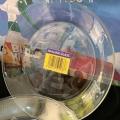 23 cm TRANSPARENT RICE PLATE 6 Pcs /CLEAR GLASS/IRAN. 