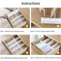 3 Pieces  21 inches bedroom Kitchen Drawer Divider Strip Desktop Organizer. 