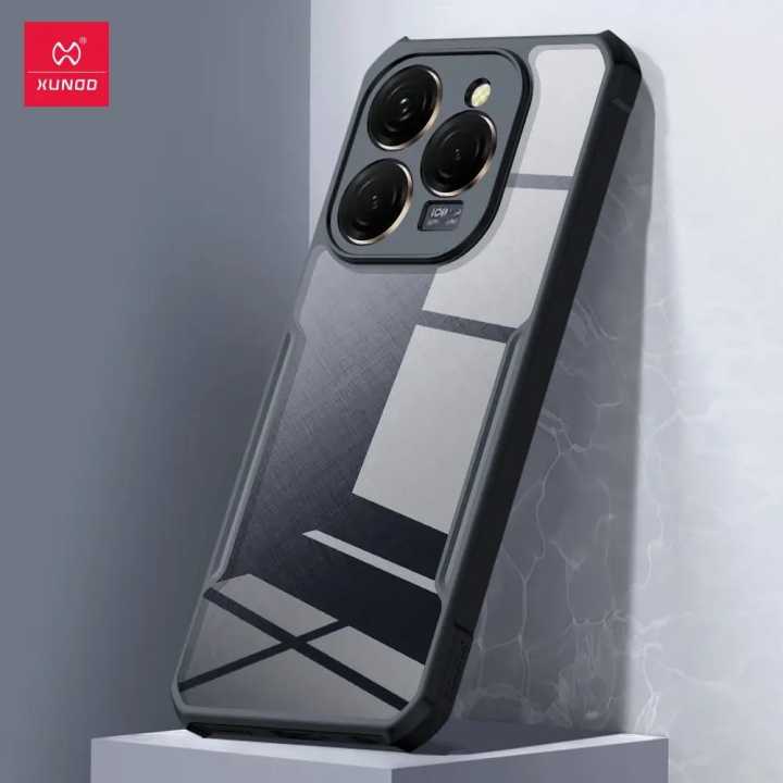 Infinix_Smart Pro Ipaky Shockproof Hybrid Armor Back Case Full Edge Cover  For Infinix_Smart Pro