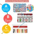 OUMERY Embroidery Starter Kits Stamped Cross Stitch Kits Beners for DIY 11CT Embroidery Kit 20X20(Inch) - Flowers and Plants. 