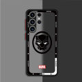 XinXinZ Marvel Hero Logo Case for Samsung Galaxy S9 S23 FE S10 Plus S23 Ultra S22 S21 S20 FE S24 Plus S21 Note 20 TPU Armor Cover. 