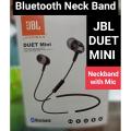 JBL DUET MINI Neck band, Bluetooth Magnetic Neck band Wireless With High Quality Built in Mic. 