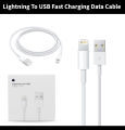 Apple iPhone 14 Plus, 13, 12 Pro Max, XS, 8, 7, 6, 5 Lightning Fast Charging Data Cable. 